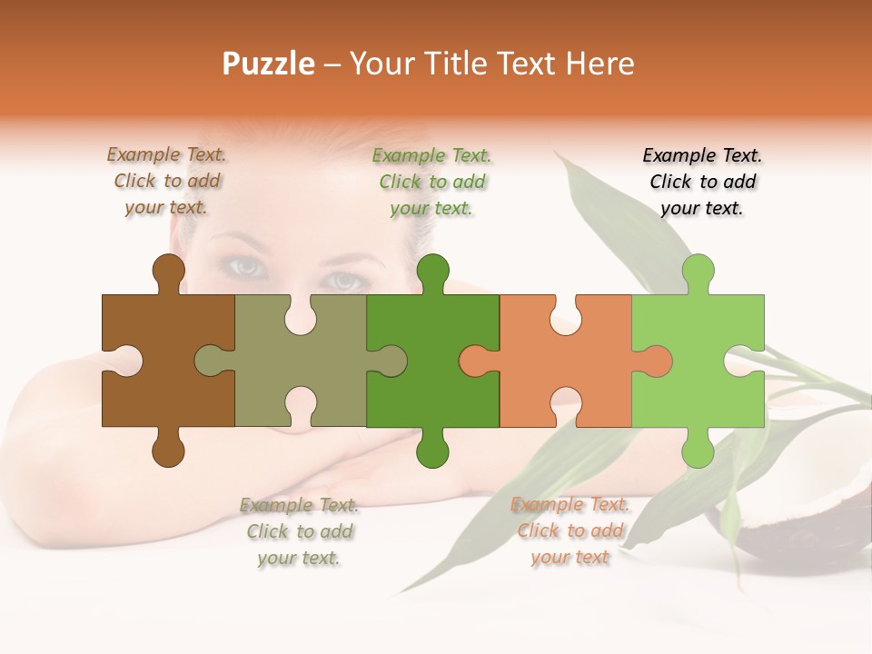 Body Portrait Caucasian PowerPoint Template