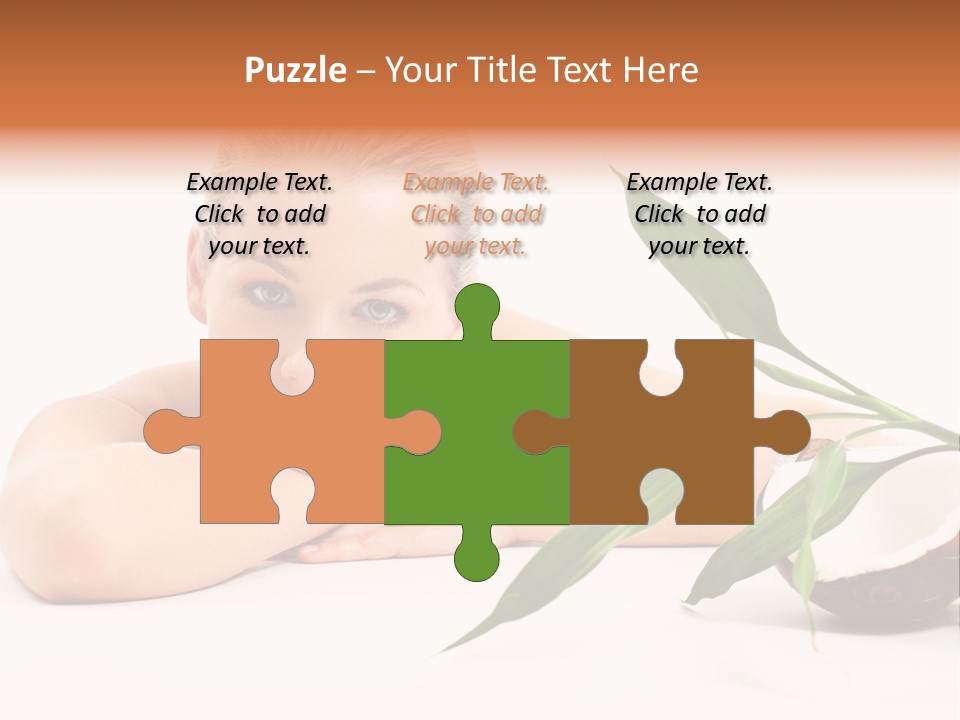 Body Portrait Caucasian PowerPoint Template