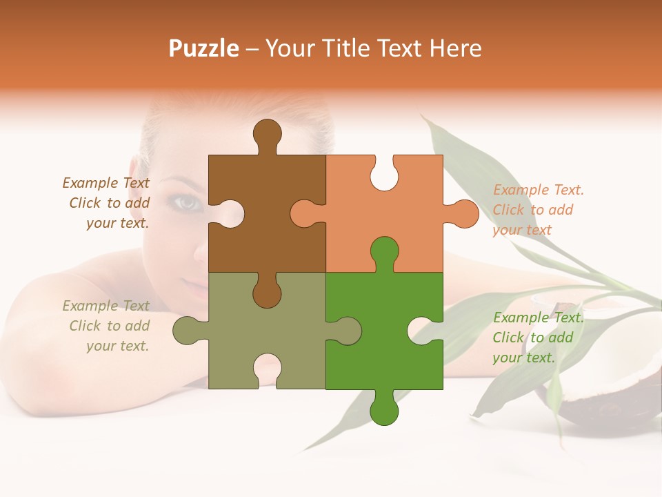 Body Portrait Caucasian PowerPoint Template