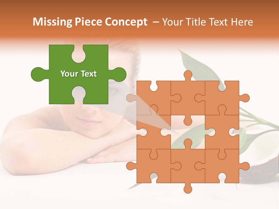 Body Portrait Caucasian PowerPoint Template