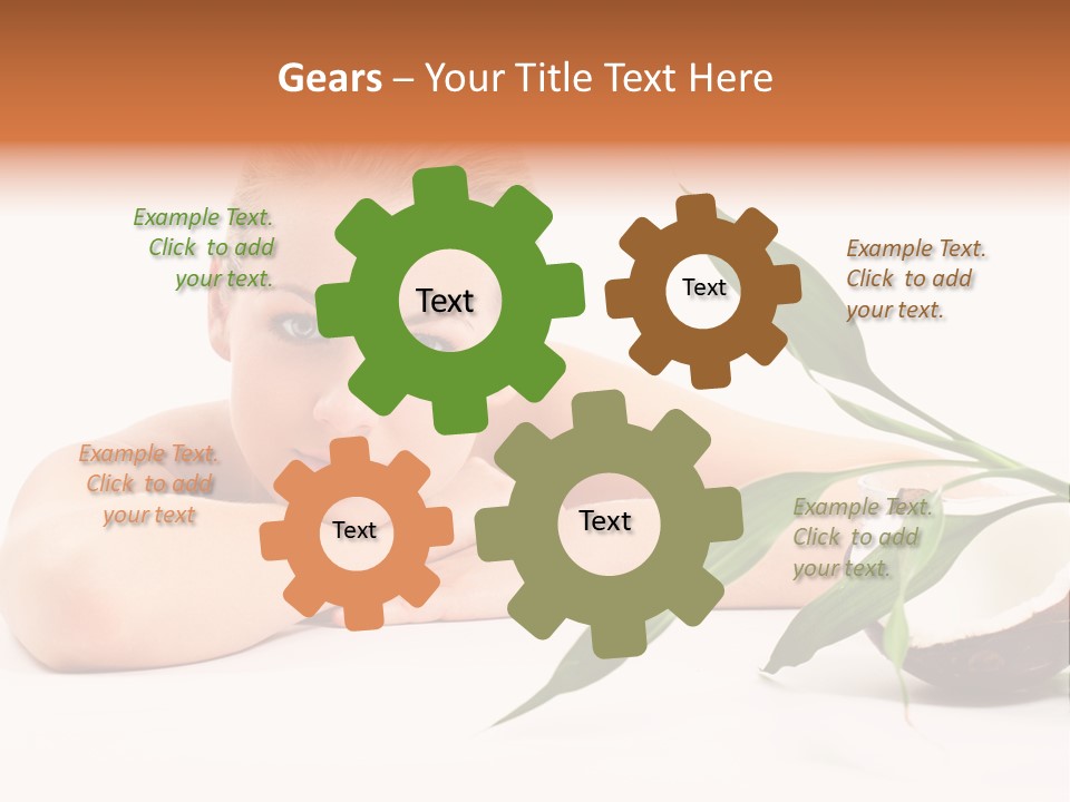 Body Portrait Caucasian PowerPoint Template