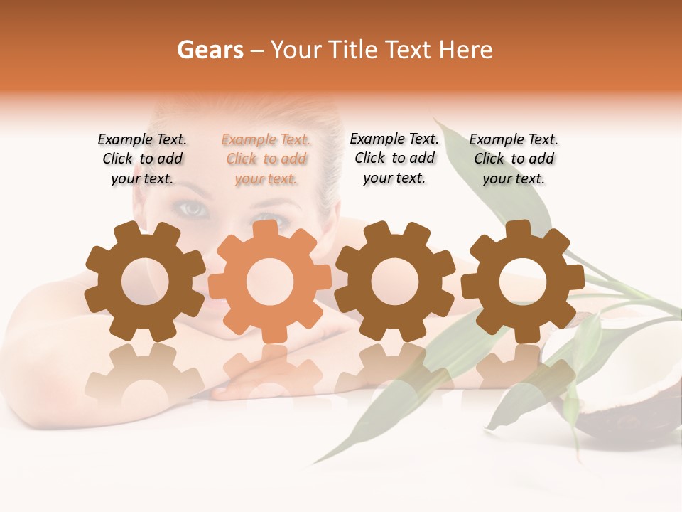 Body Portrait Caucasian PowerPoint Template