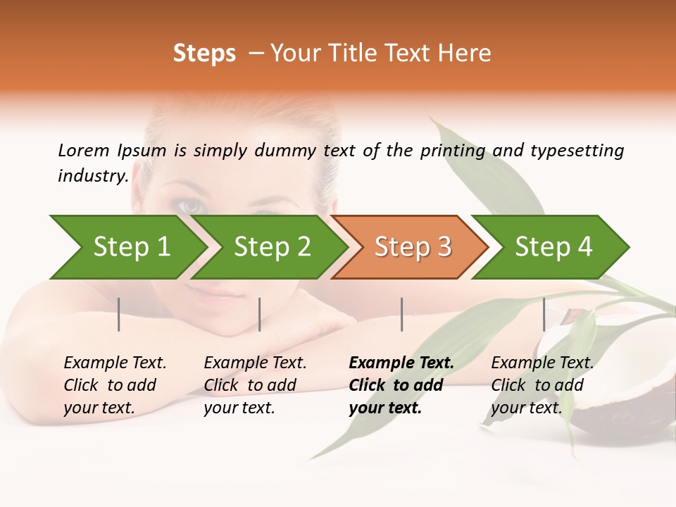 Body Portrait Caucasian PowerPoint Template