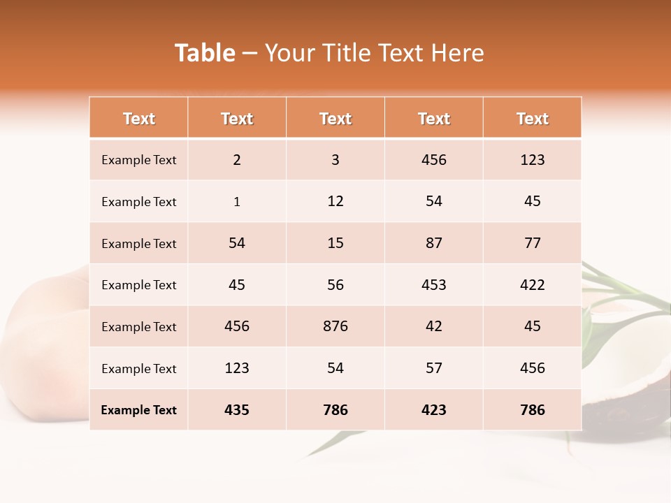 Body Portrait Caucasian PowerPoint Template
