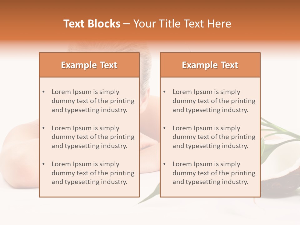 Body Portrait Caucasian PowerPoint Template