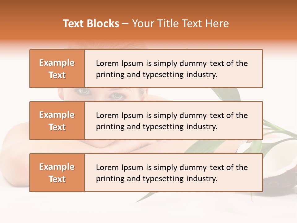 Body Portrait Caucasian PowerPoint Template