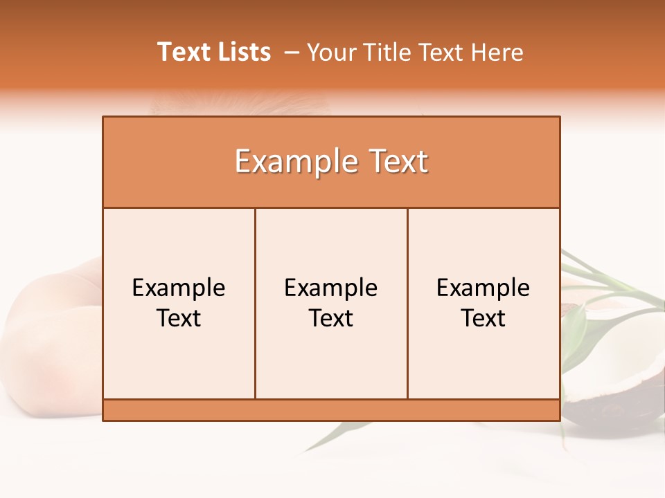 Body Portrait Caucasian PowerPoint Template