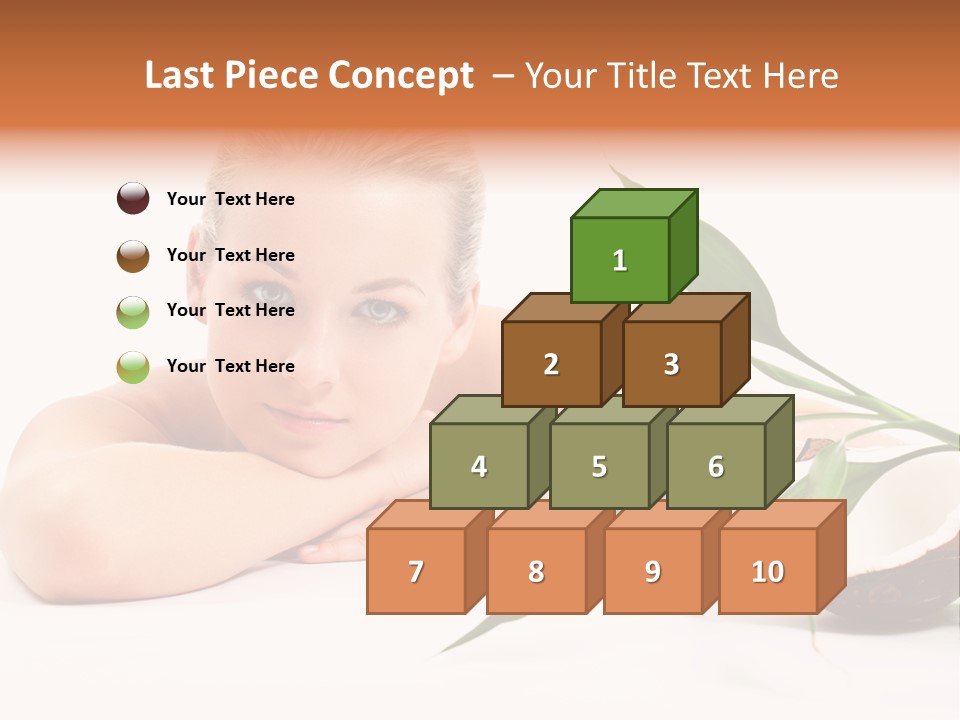 Body Portrait Caucasian PowerPoint Template