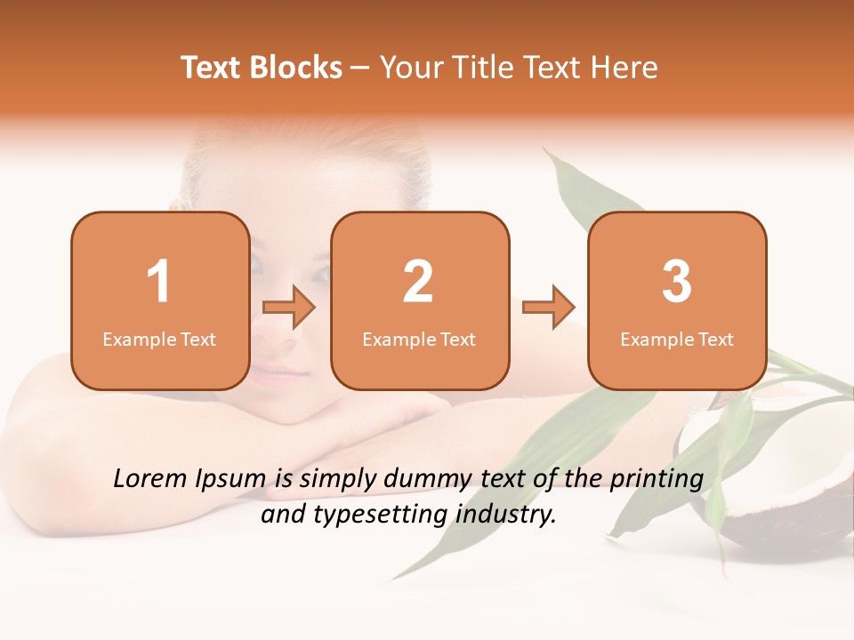 Body Portrait Caucasian PowerPoint Template