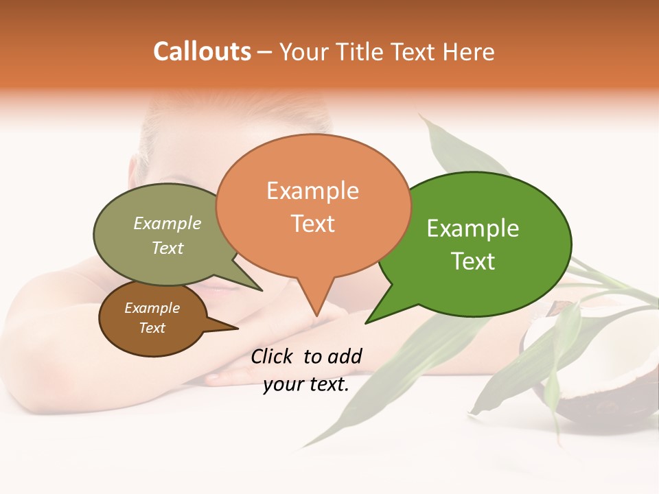 Body Portrait Caucasian PowerPoint Template