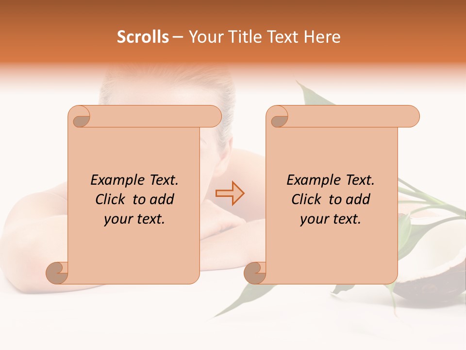 Body Portrait Caucasian PowerPoint Template