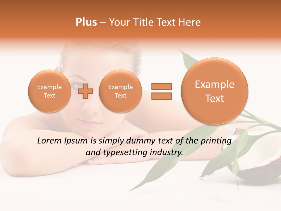 Body Portrait Caucasian PowerPoint Template