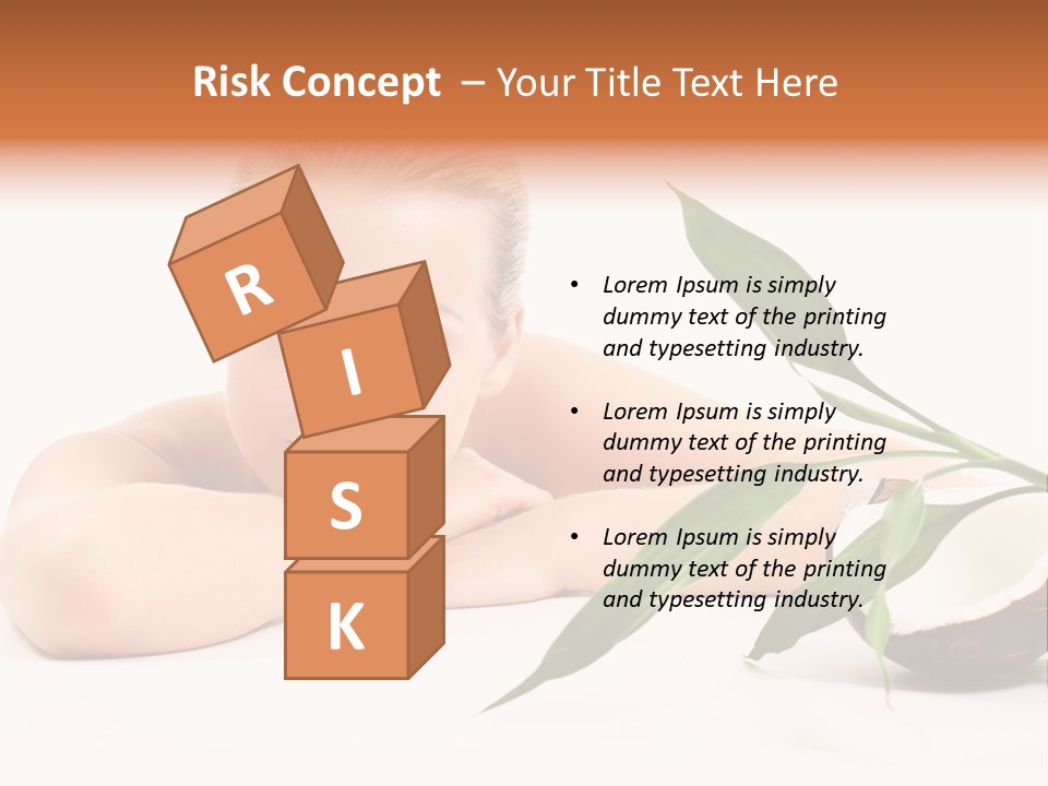 Body Portrait Caucasian PowerPoint Template