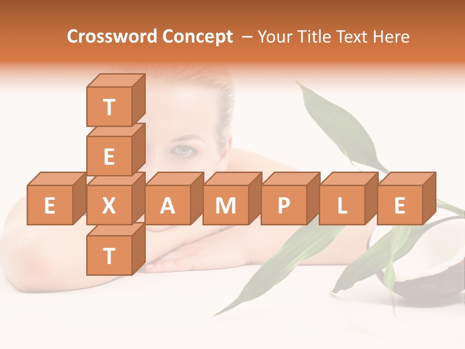 Body Portrait Caucasian PowerPoint Template