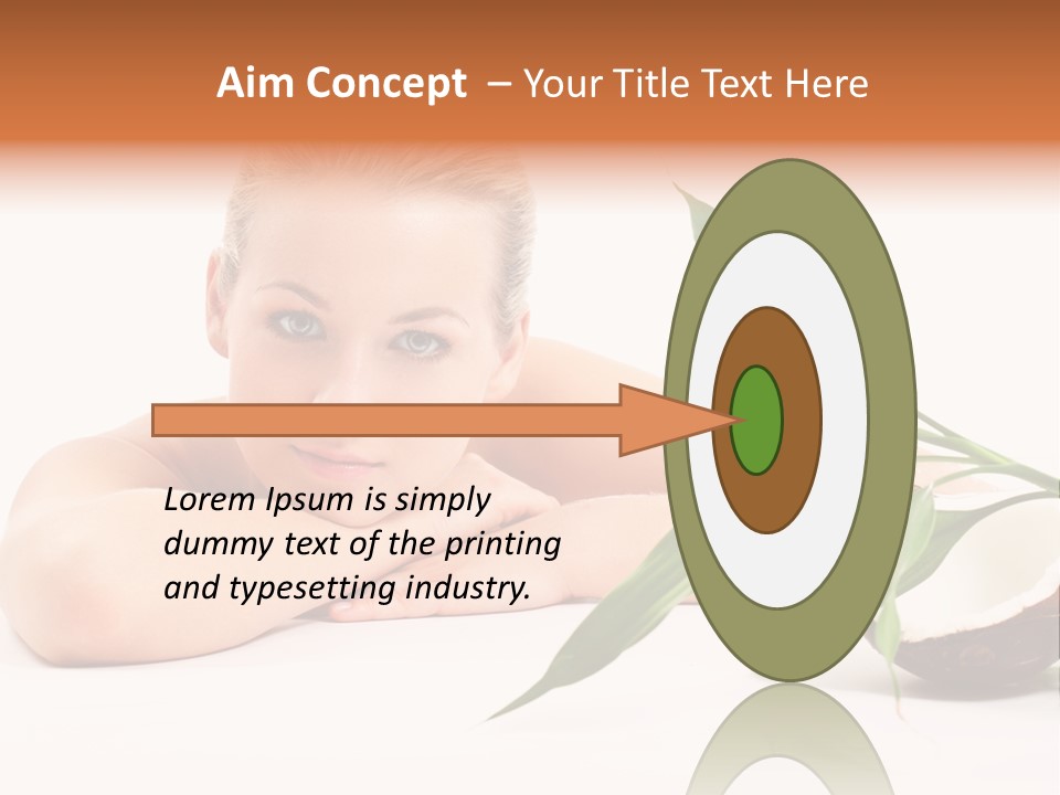 Body Portrait Caucasian PowerPoint Template