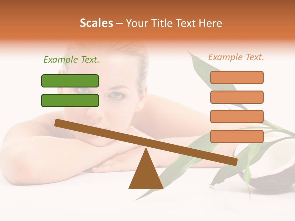 Body Portrait Caucasian PowerPoint Template