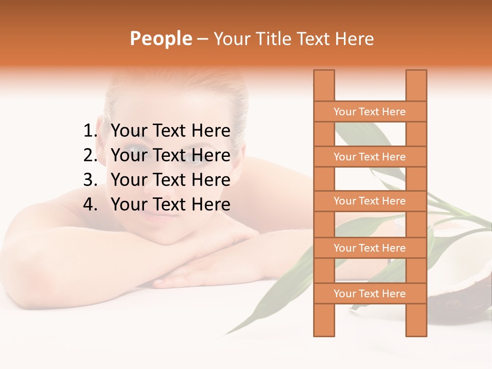 Body Portrait Caucasian PowerPoint Template