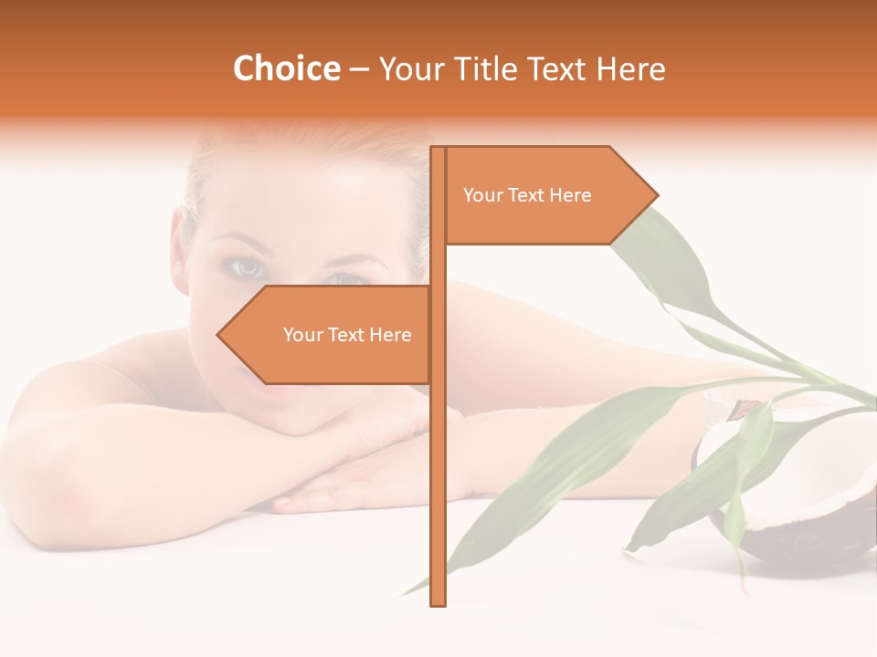 Body Portrait Caucasian PowerPoint Template