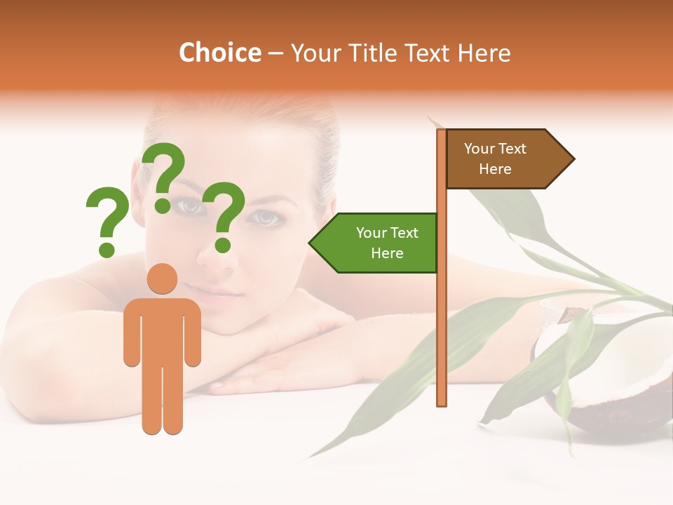 Body Portrait Caucasian PowerPoint Template