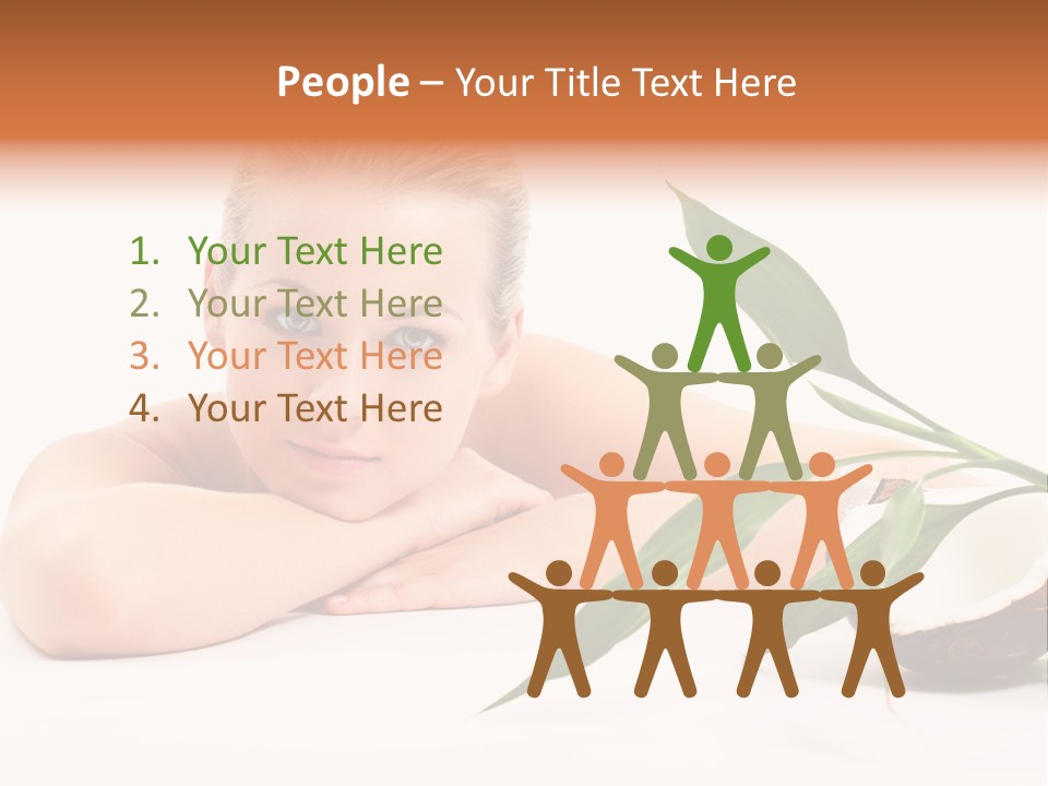 Body Portrait Caucasian PowerPoint Template