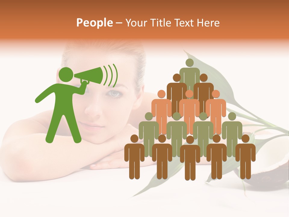 Body Portrait Caucasian PowerPoint Template