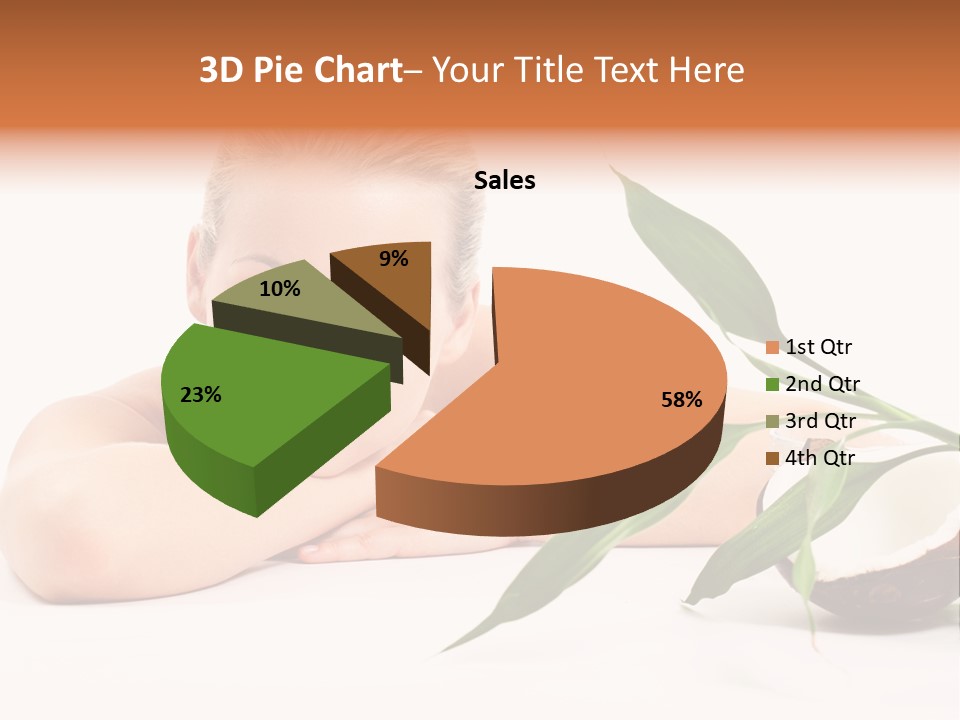 Body Portrait Caucasian PowerPoint Template