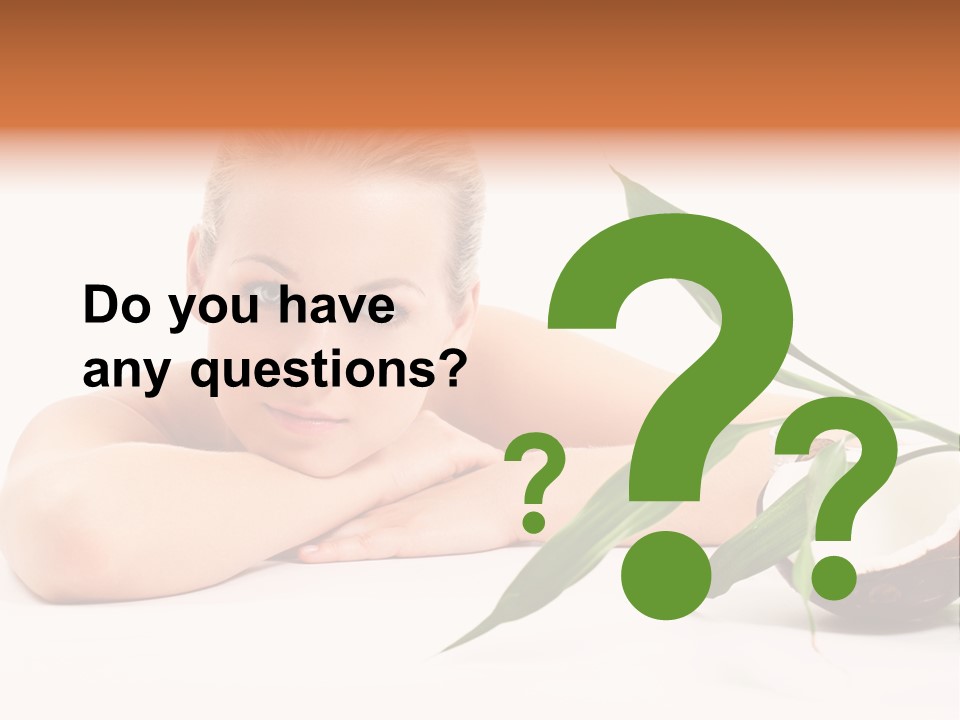 Body Portrait Caucasian PowerPoint Template