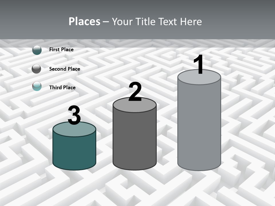 Confusing Wall Render PowerPoint Template