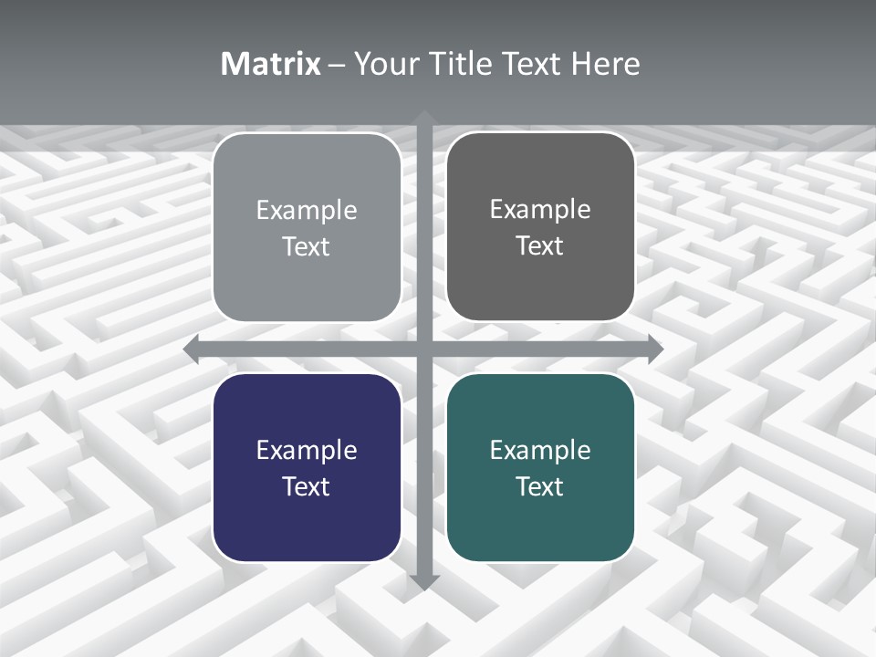 Confusing Wall Render PowerPoint Template