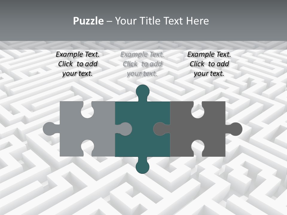 Confusing Wall Render PowerPoint Template