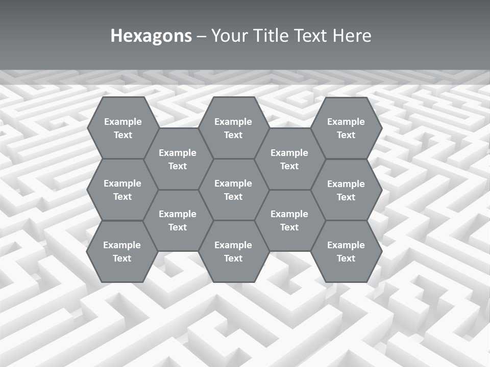 Confusing Wall Render PowerPoint Template