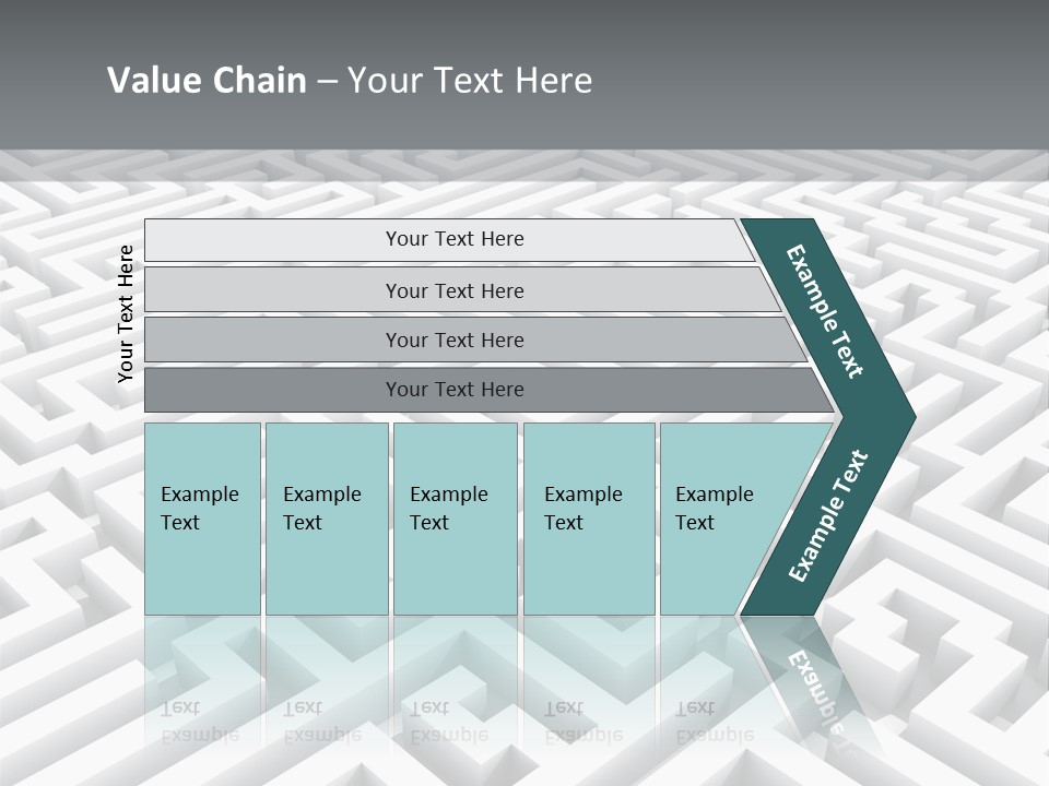 Confusing Wall Render PowerPoint Template