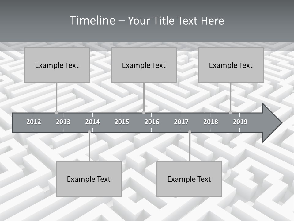 Confusing Wall Render PowerPoint Template