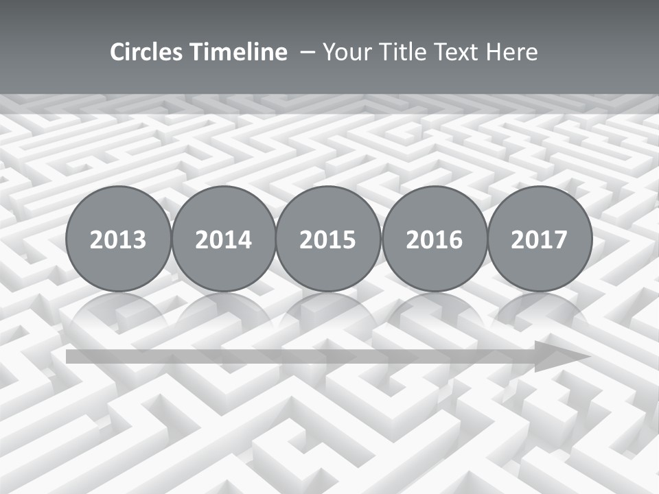 Confusing Wall Render PowerPoint Template