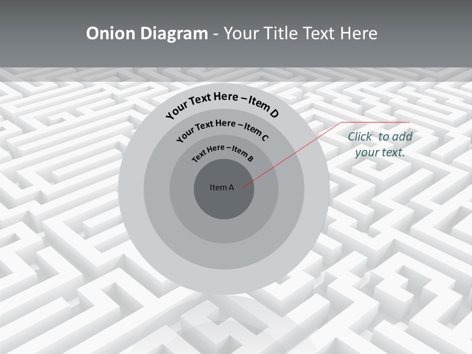 Confusing Wall Render PowerPoint Template