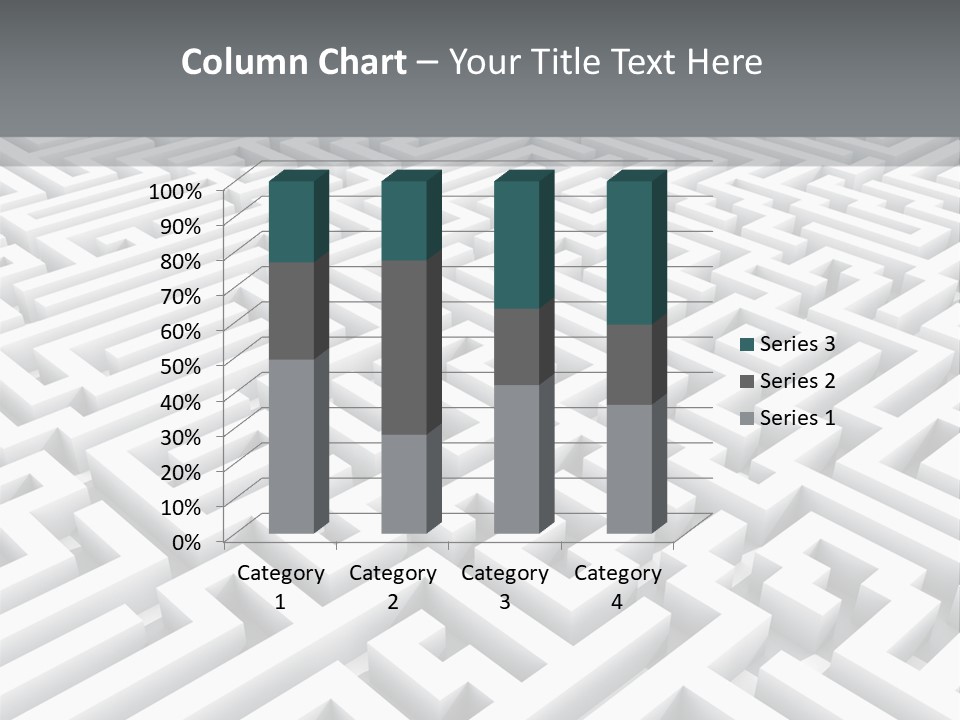 Confusing Wall Render PowerPoint Template