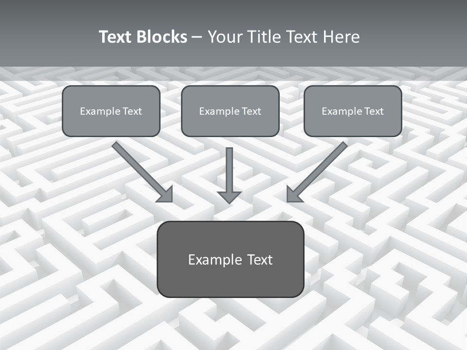 Confusing Wall Render PowerPoint Template