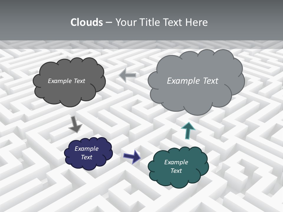 Confusing Wall Render PowerPoint Template