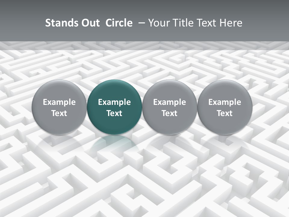 Confusing Wall Render PowerPoint Template