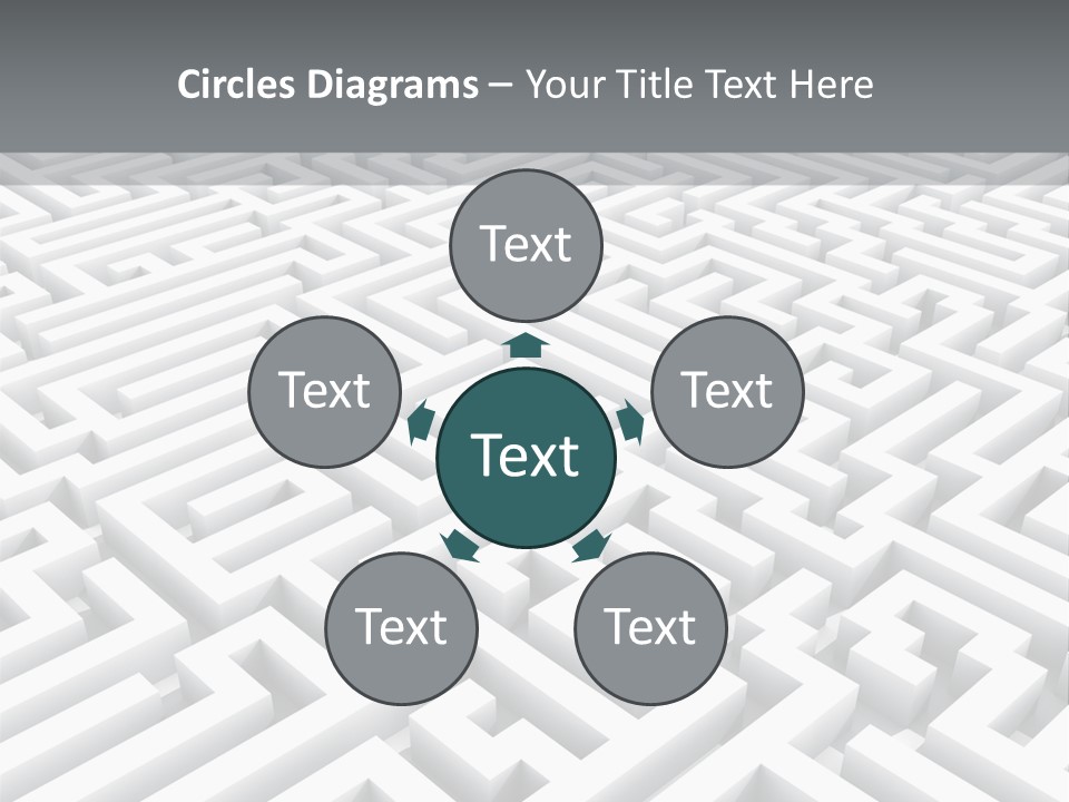 Confusing Wall Render PowerPoint Template