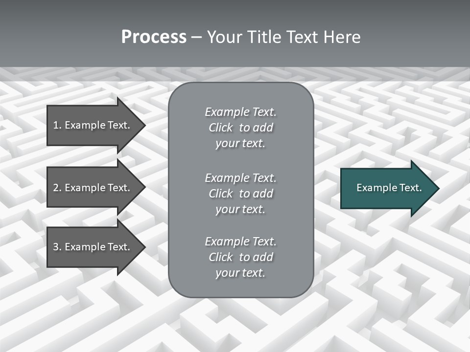 Confusing Wall Render PowerPoint Template