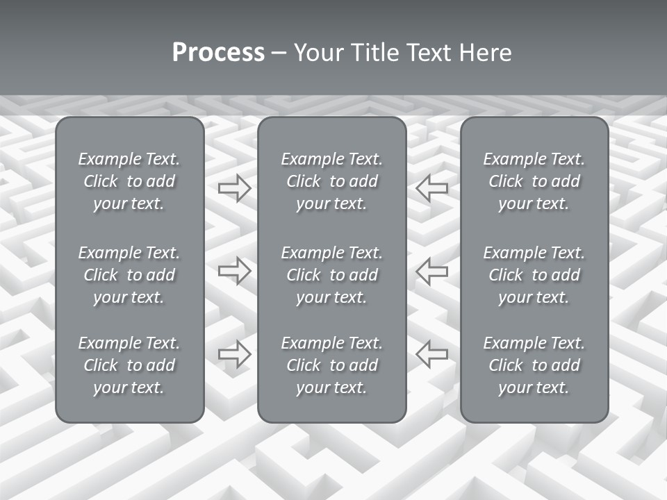 Confusing Wall Render PowerPoint Template