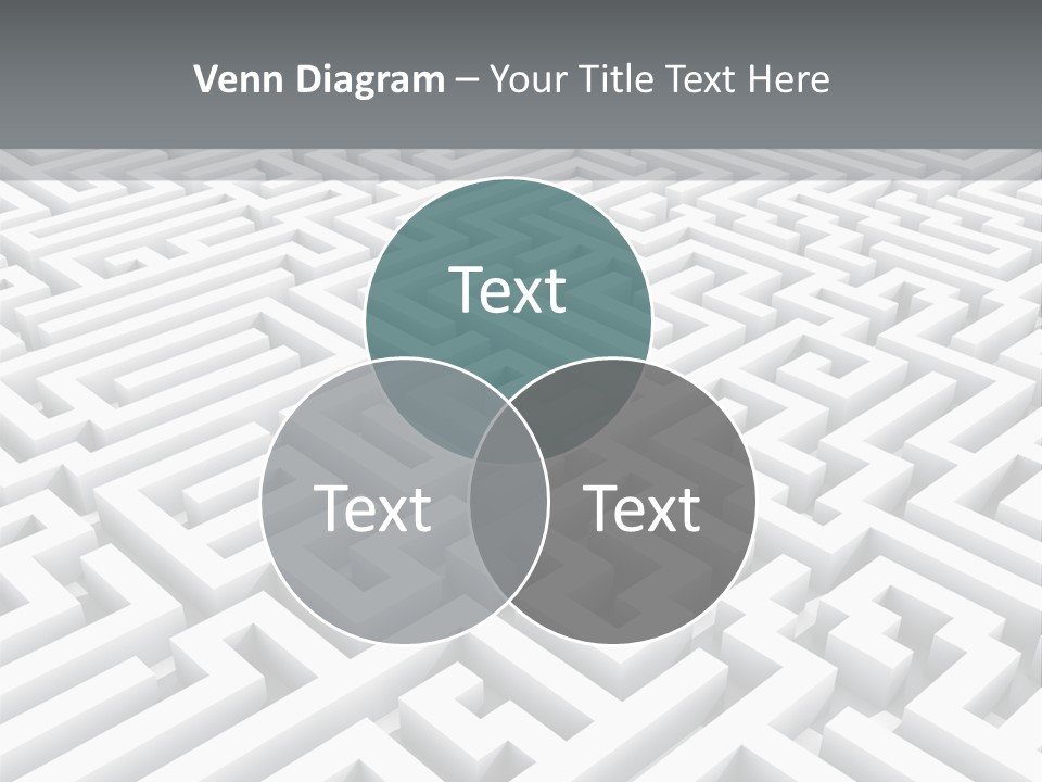 Confusing Wall Render PowerPoint Template