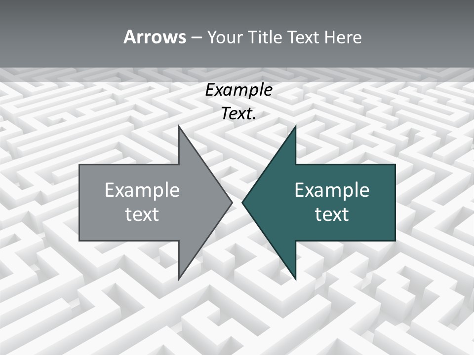 Confusing Wall Render PowerPoint Template
