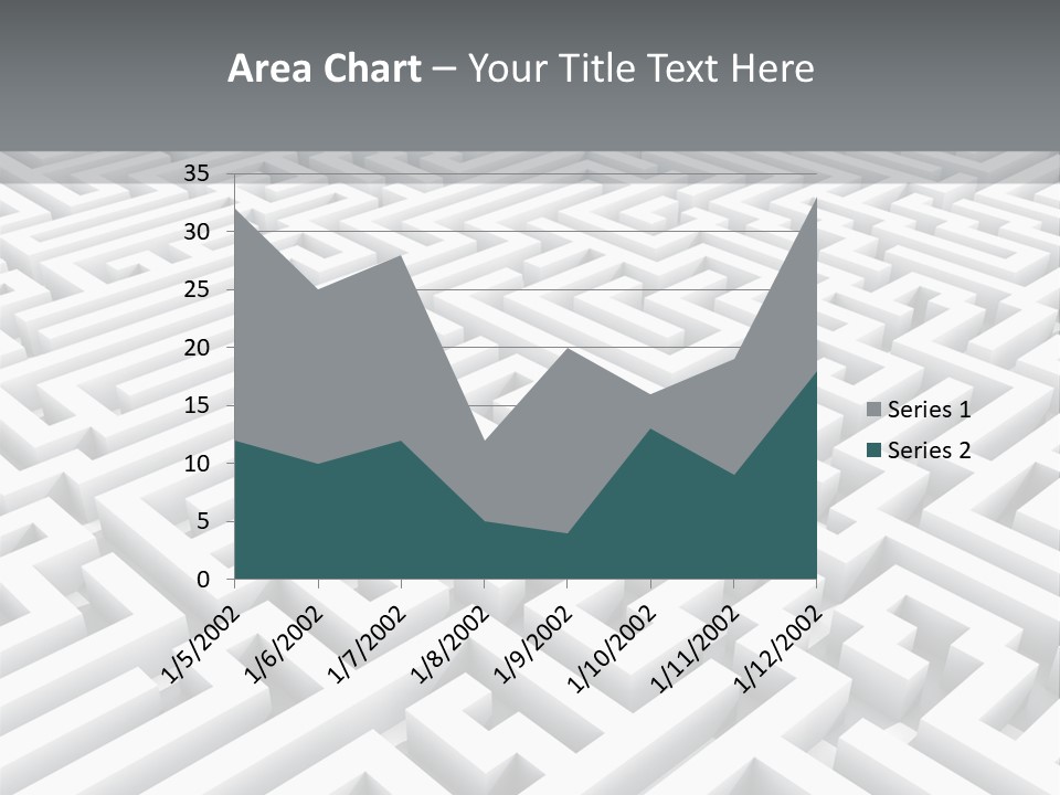 Confusing Wall Render PowerPoint Template
