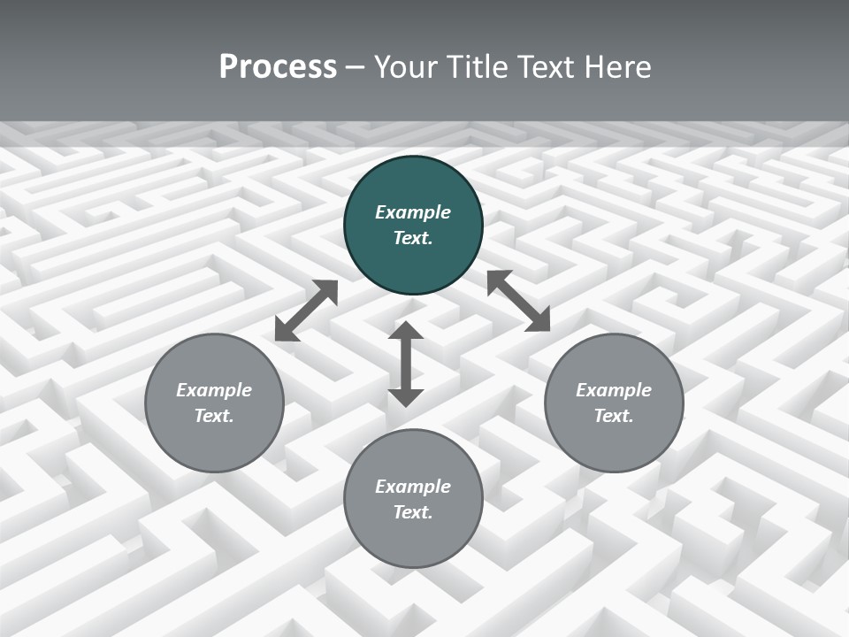 Confusing Wall Render PowerPoint Template