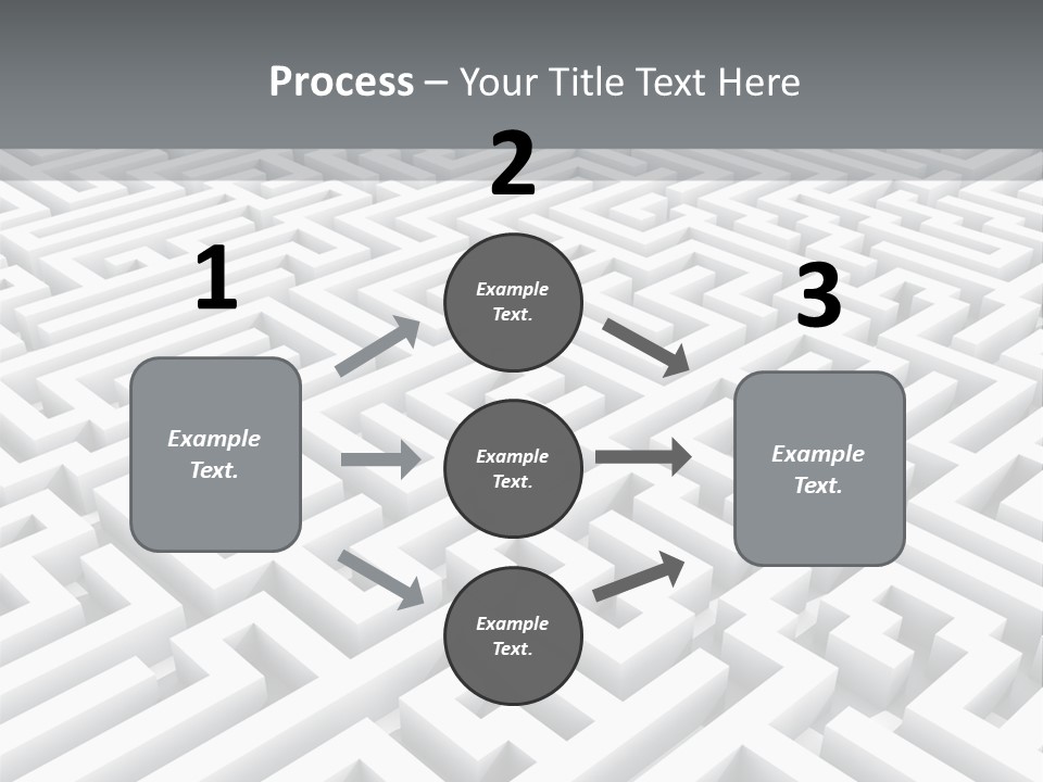 Confusing Wall Render PowerPoint Template