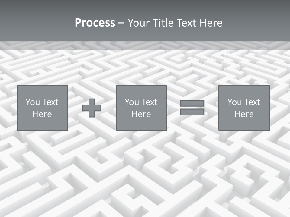 Confusing Wall Render PowerPoint Template