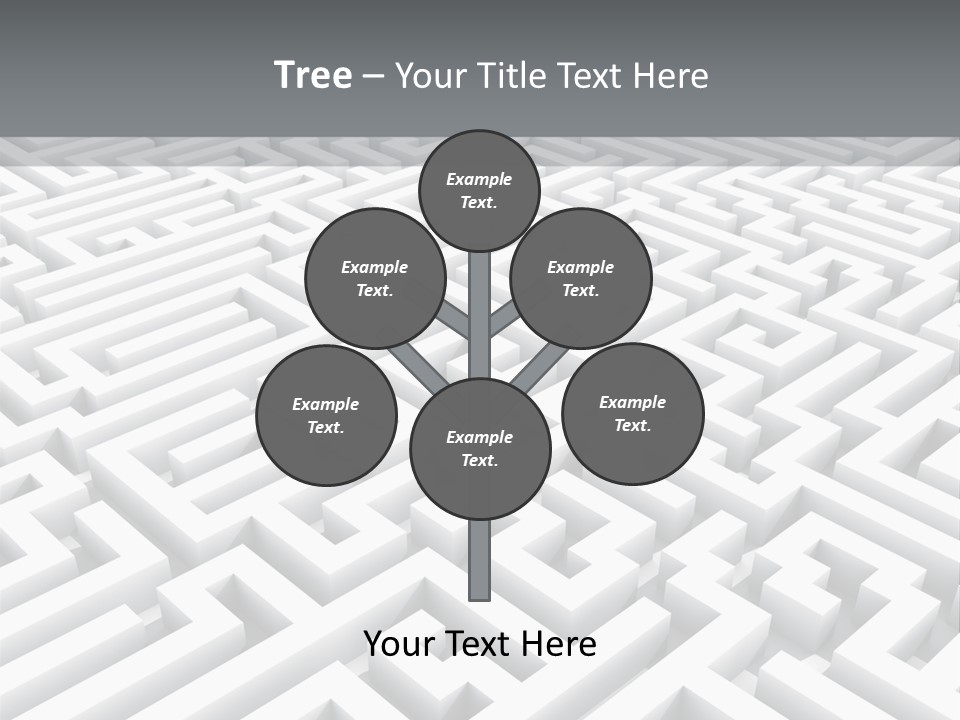 Confusing Wall Render PowerPoint Template