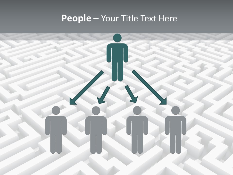 Confusing Wall Render PowerPoint Template